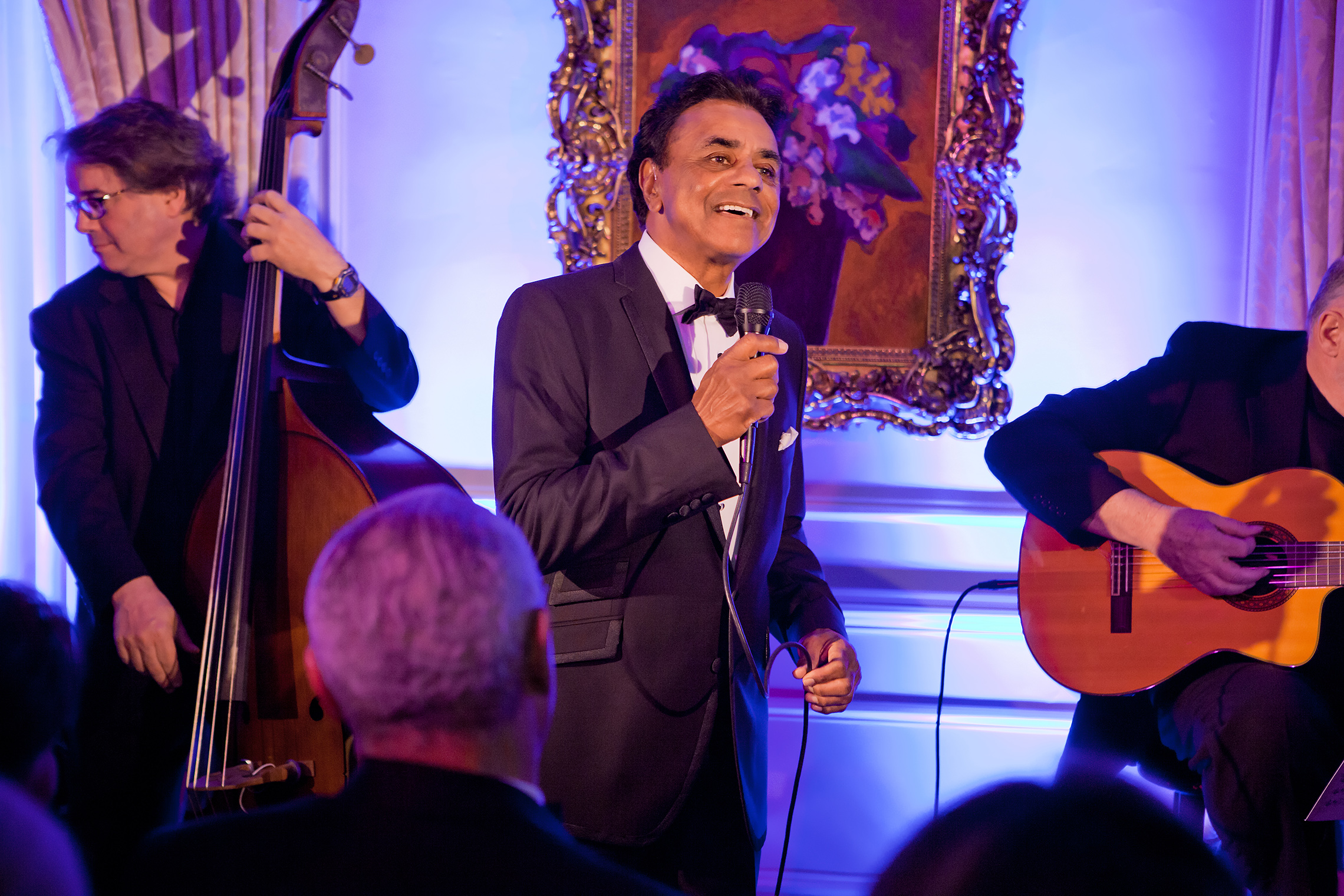 Johnny Mathis performs at the Academy of Achievement in Washington, D.C., 2011. (© Academy of Achievement)