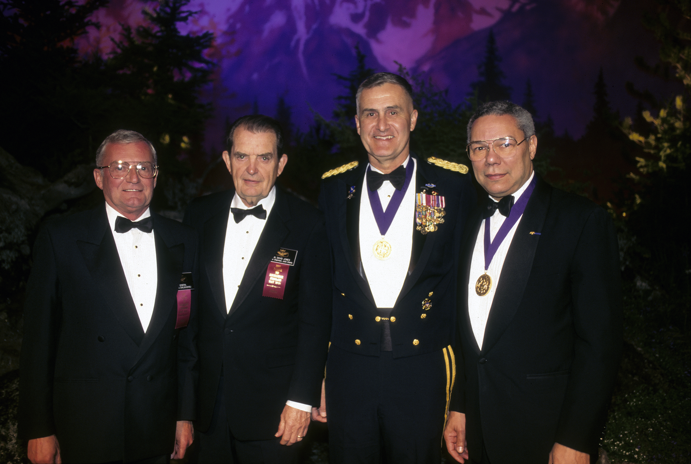 General John M. Shalikashvili, USA, General David C. Jones, USAF, General and General Colin L. Powell, USA