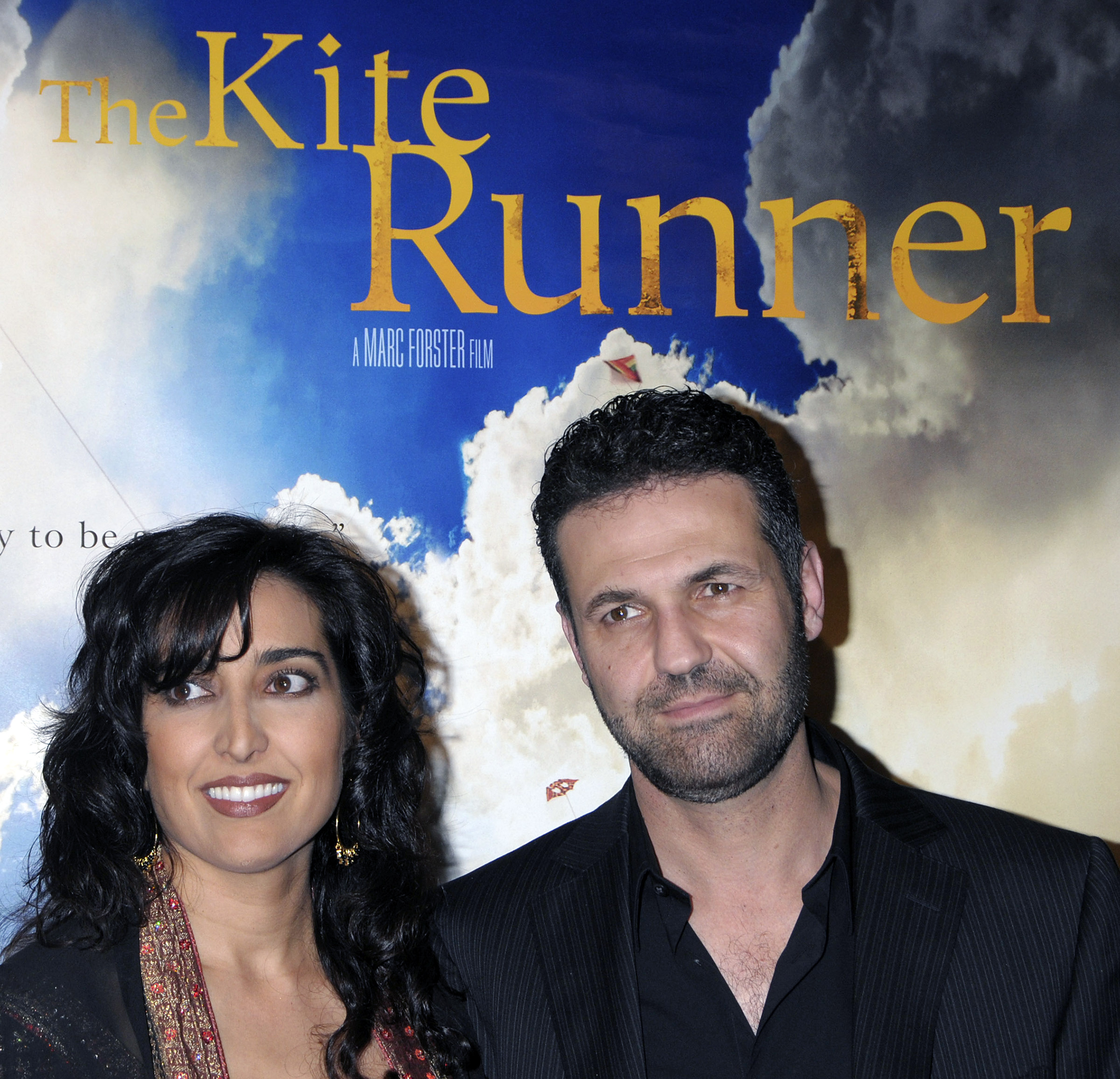 Khaled Hosseini and his wife Roya at the premiere of The Kite Runner in Hollywood. (AP Images/Tammie Arroyo)