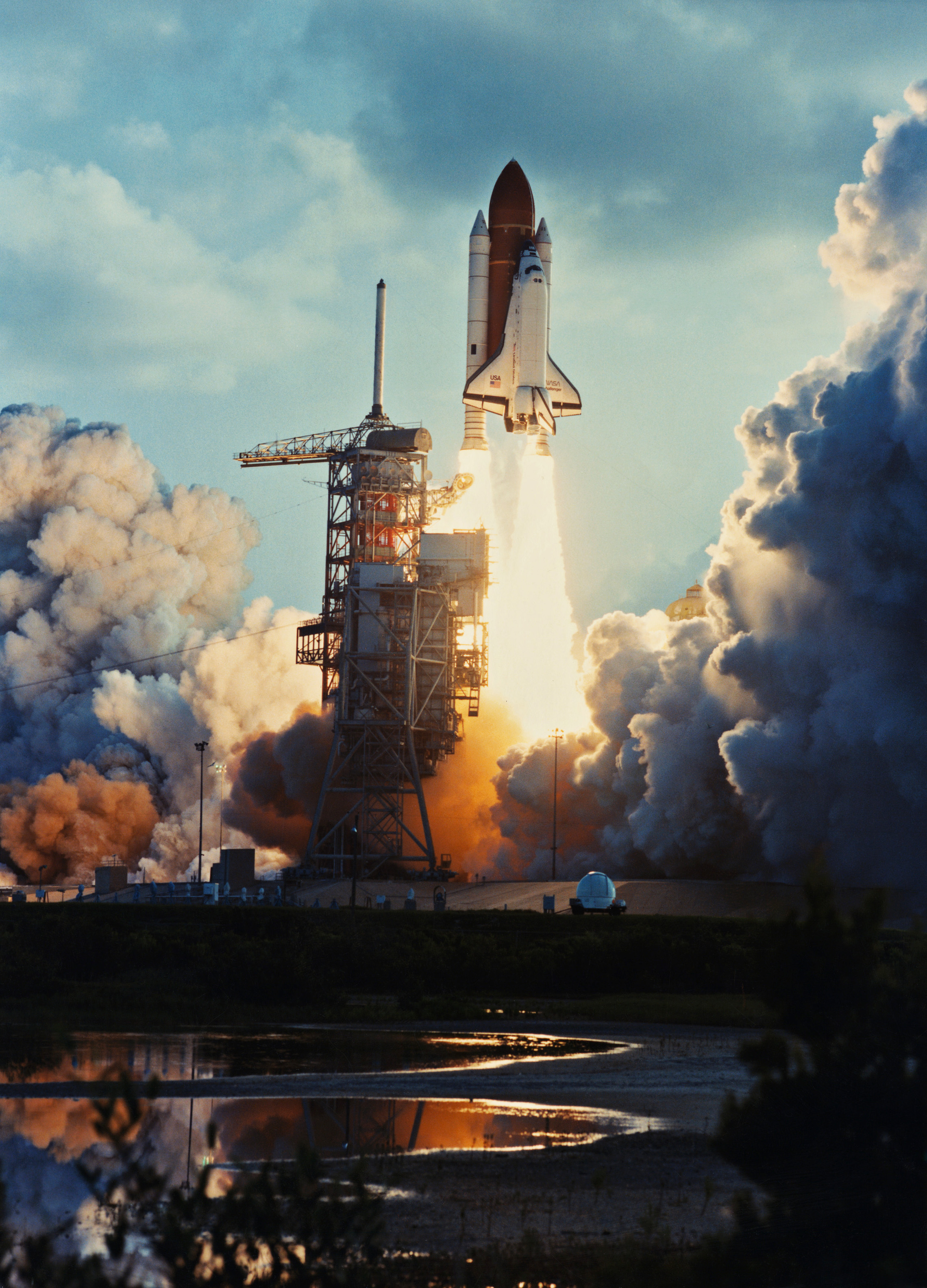 June 18, 1983: The Challenger is launched into space from Cape Canaveral, Florida. On board is Dr. Sally Ride, America's first woman in space. (© Bettmann/CORBIS)