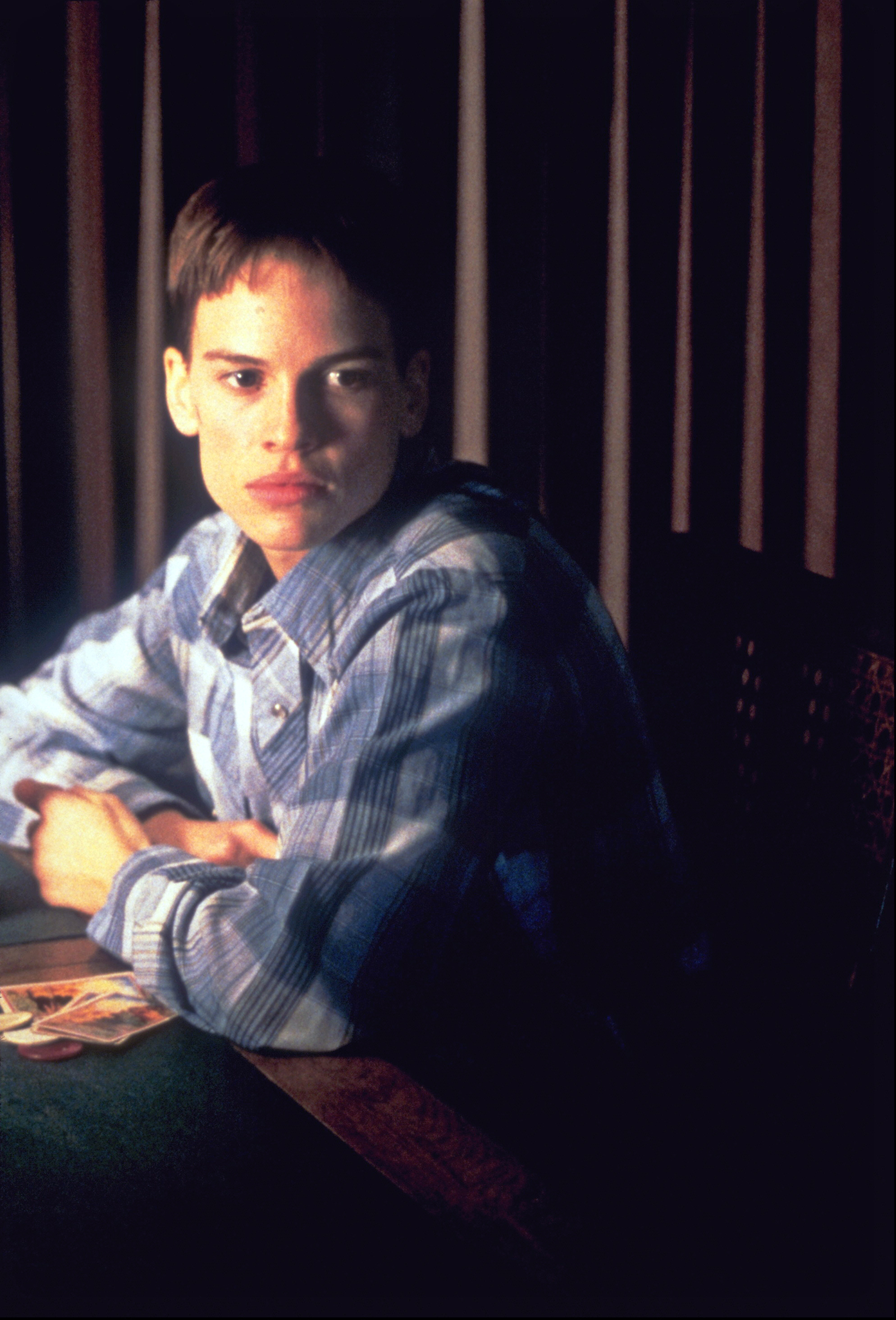 Hilary Swank as Brandon Teena in \