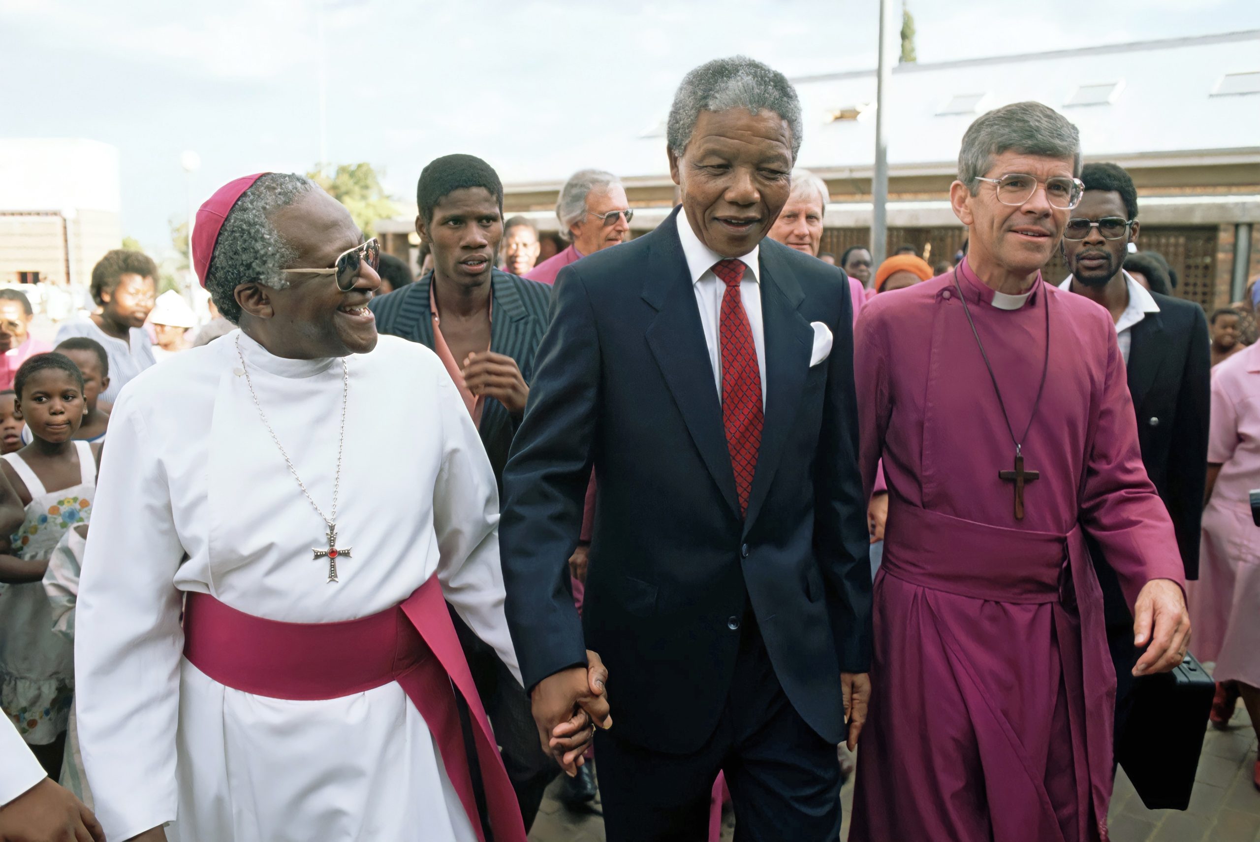 Desmond Tutu And Nelson Mandela