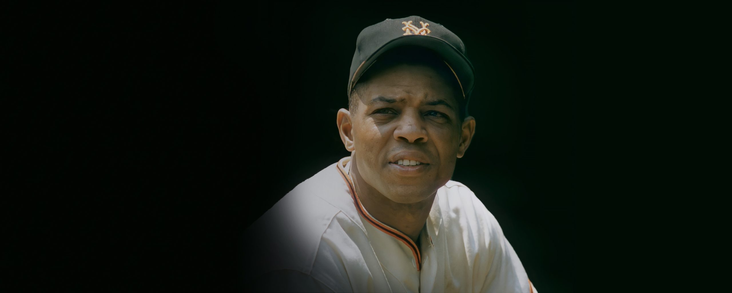Willie Mays Baseball Hall of Famer Making a Spectacular Catch 