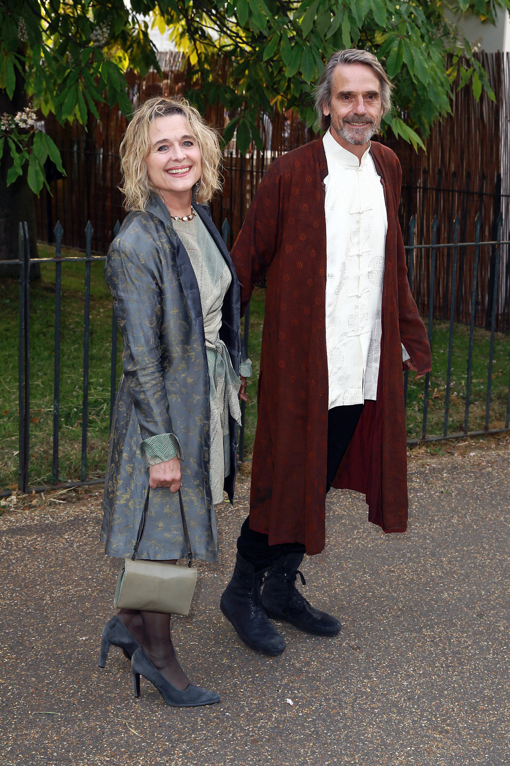 June 26, 2013: Jeremy Irons and his wife Sinéad Cusack attend The Serpentine Gallery Summer Party in London.