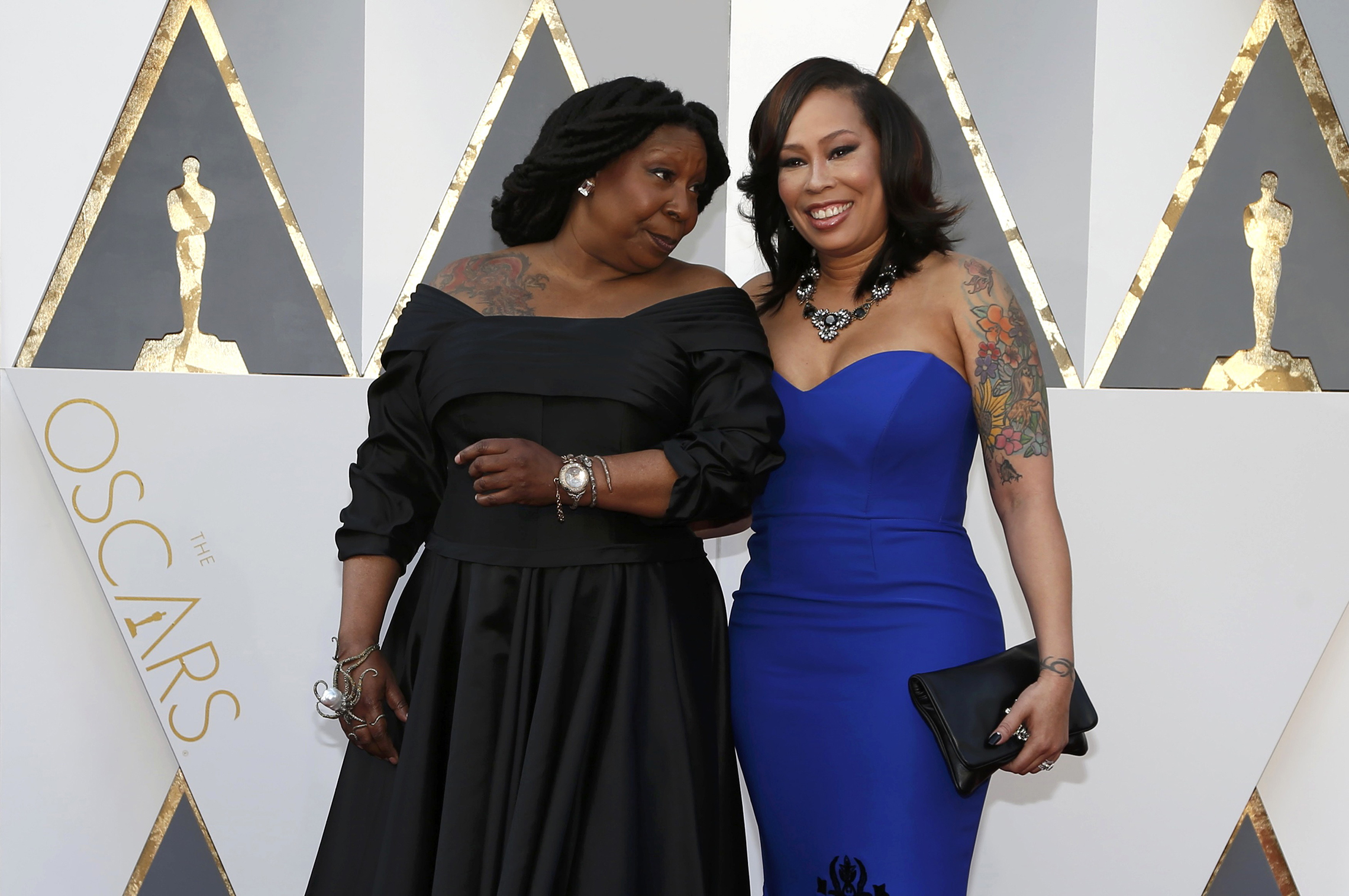 February 28, 2016: Whoopi Goldberg and her daughter, Alex Martin, attend the 88th Annual Academy Awards at Hollywood & Highland Center in Hollywood, California.