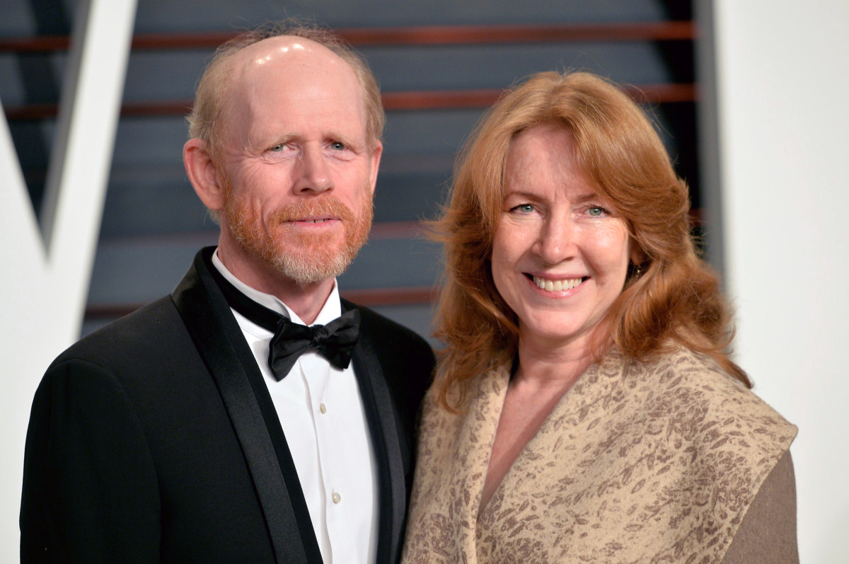 2015: Ron Howard and his wife, Cheryl. Howard married Cheryl Alley on June 7, 1975. (WireImage)