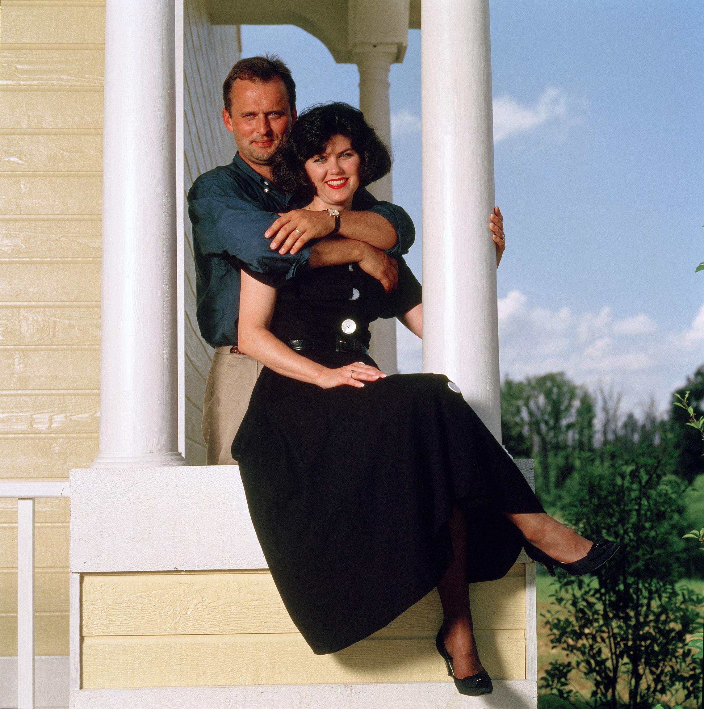 John Grisham, at home in Oxford, Mississippi with his wife, Renee.