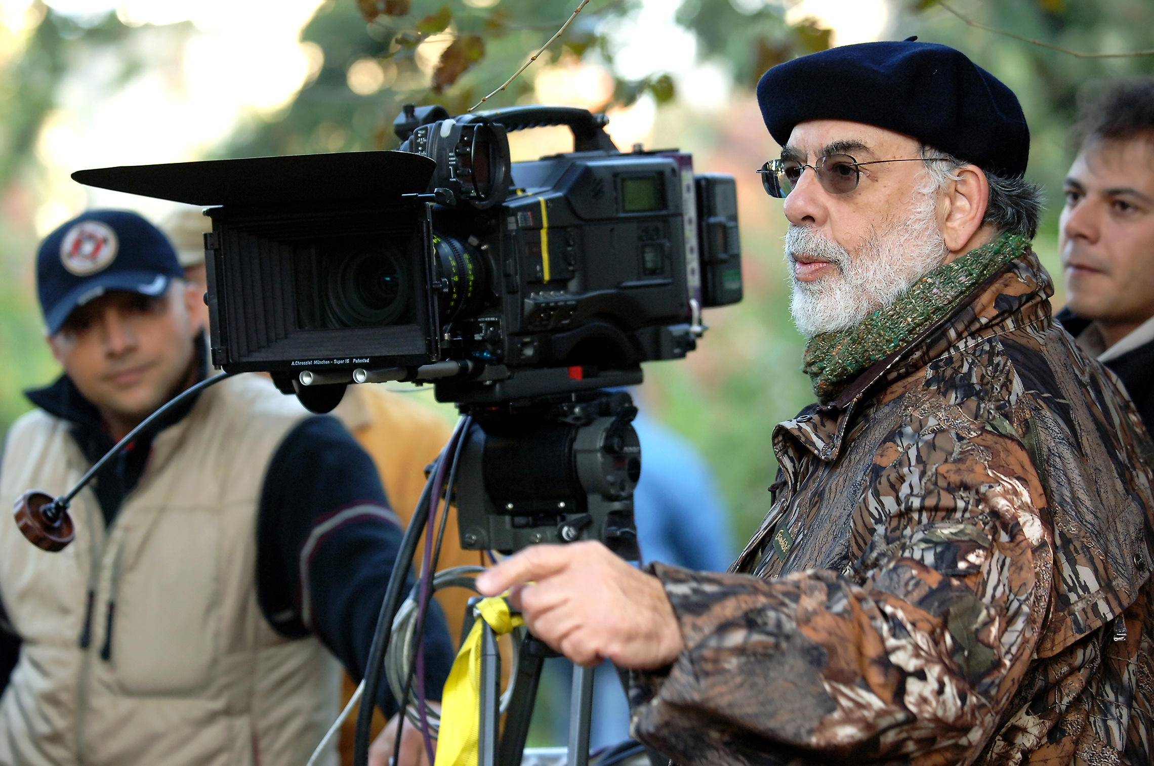 2007: On the set of "Youth Without Youth," a fantasy drama film written and directed by Francis Ford Coppola.