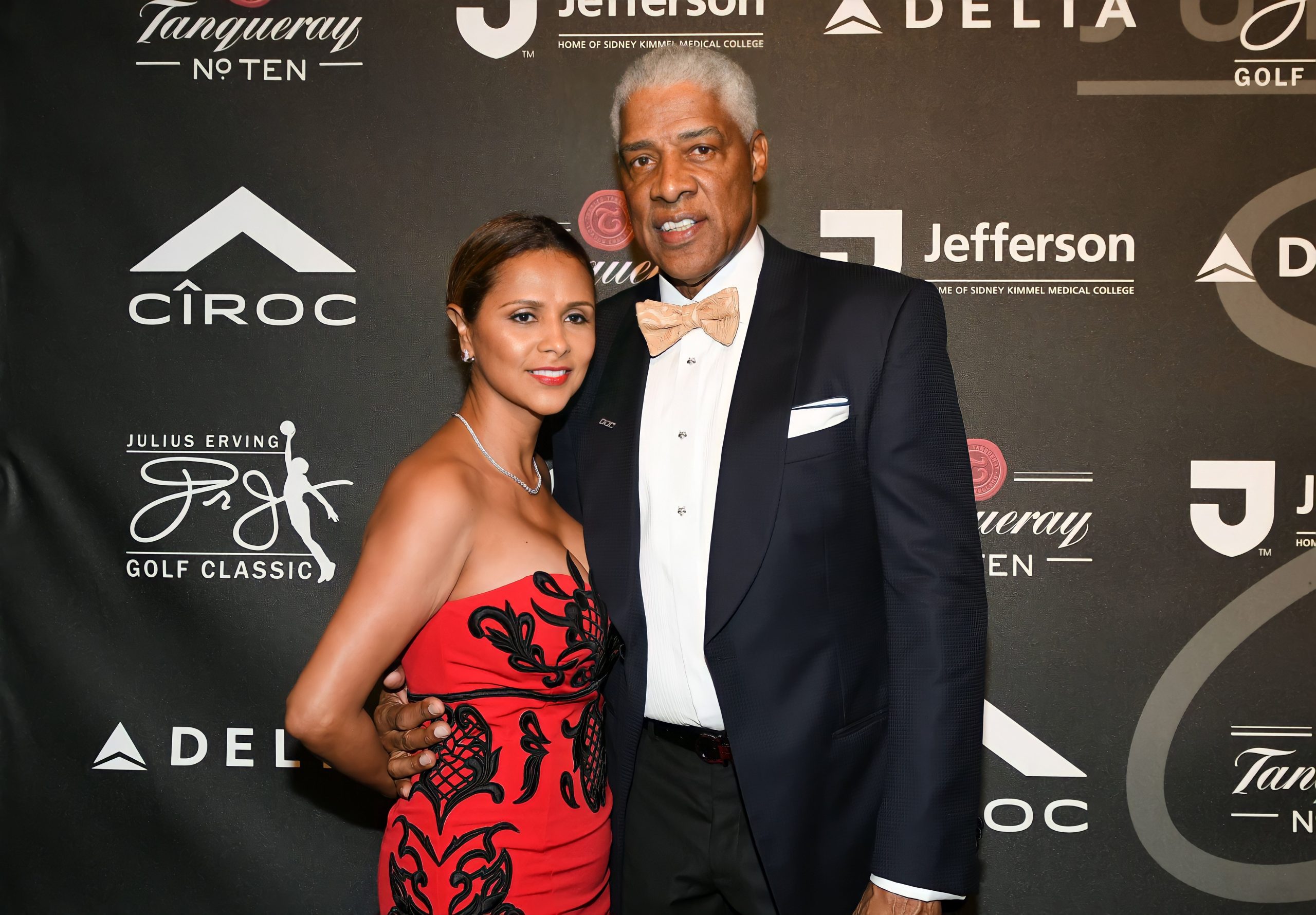 Former NBA player Julius Dr J Erving and wife Dorys Erving attend News  Photo - Getty Images